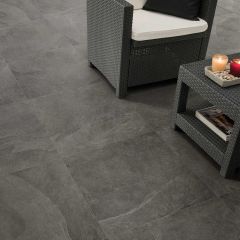 Ardesia Black AB04 Premium-Keramik Bodenplatten