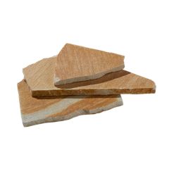 Quarzit Sao Tomé Gold Polygonalplatten