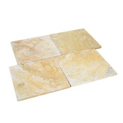 TIVO® Travertin Gold Bodenplatten Plaza